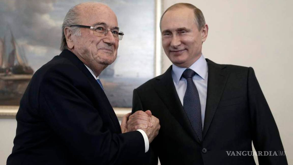 $!Putin invita a Blatter y Platini al Mundial de Rusia 2018
