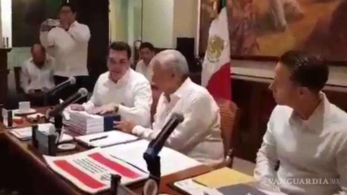 $!No atentaremos contra la ecología de la selva por el Tren Maya: AMLO