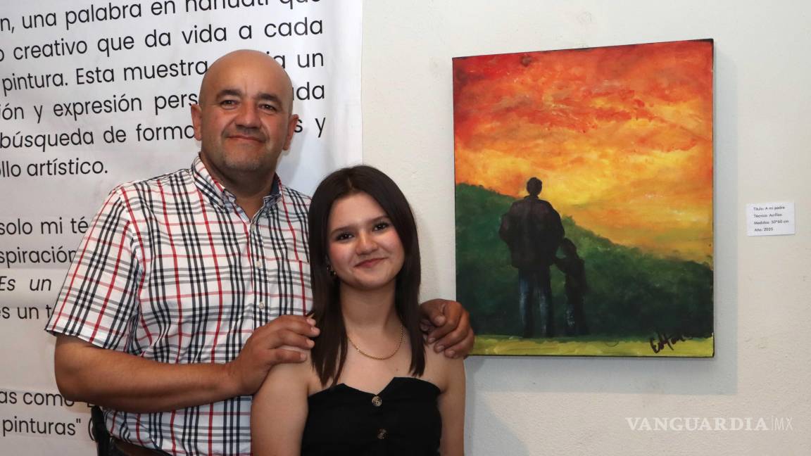 $!Joven de 14 años inaugura exposición de arte en el Museo de la Cultura Taurina