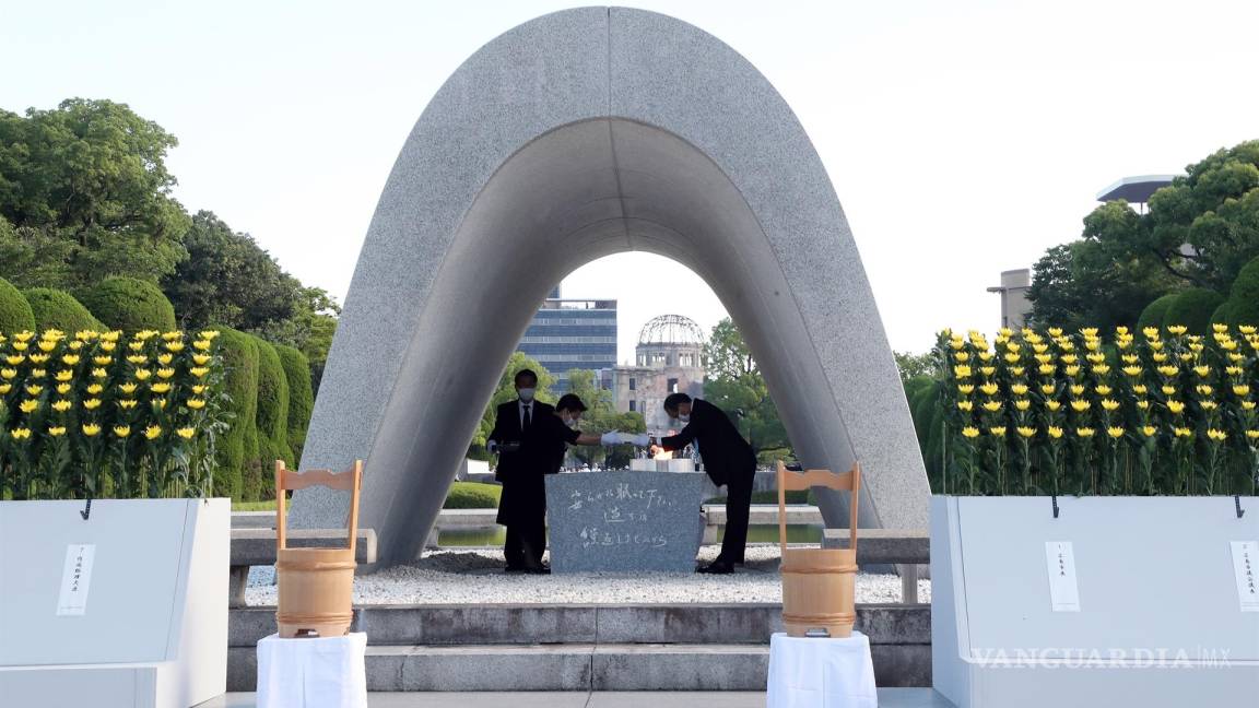 Hiroshima conmemora 76 años de la bomba atómica, pide al COI un minuto de silencio