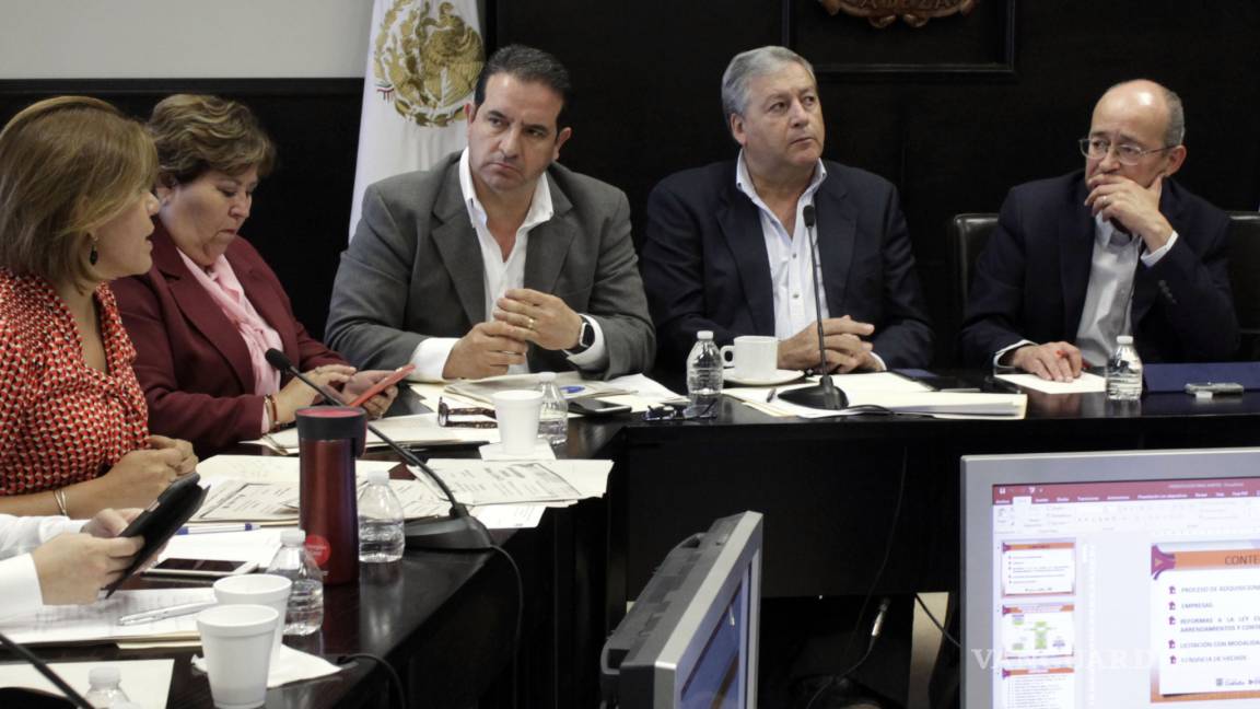 Diputados de oposición de Coahuila insatisfechos con informe de empresas 'fantasma'