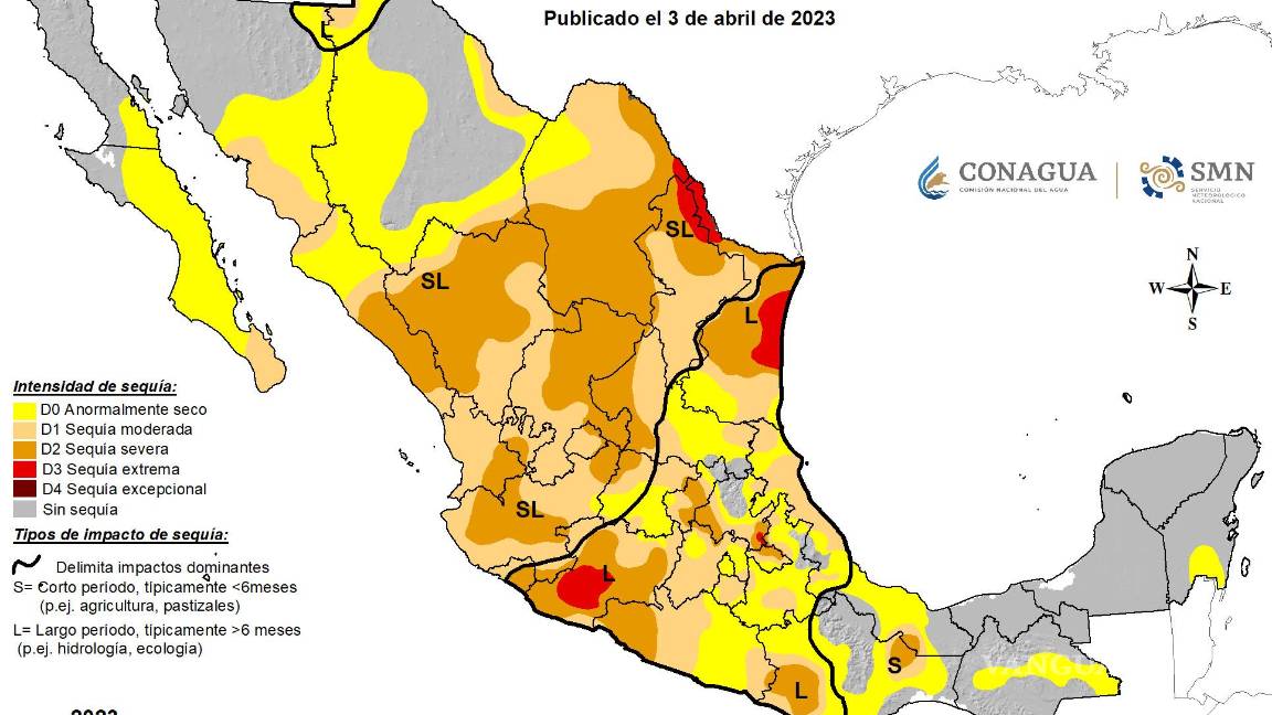 $!Sufre mitad del territorio coahuilense de sequía severa: Conagua