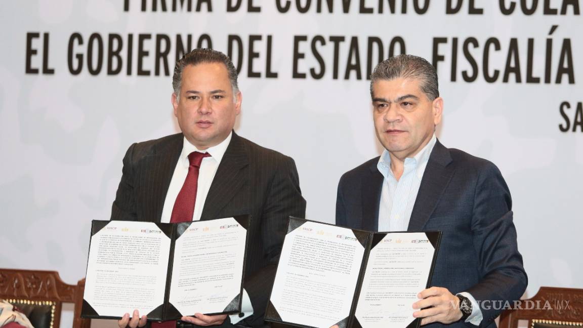 Coahuila y Gobierno Federal firman convenio para combatir lavado de dinero