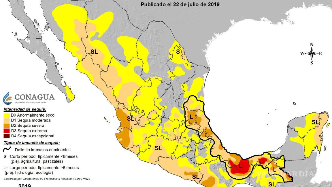 $!Hace menos de cuatro años, así pintaba el escenario en materia de sequía en la entidad y en México.