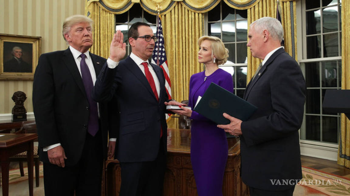 $!Steven Mnuchin, de productor de 'Avatar' y 'Batman Lego' al Tesoro de EU con Donald Trump