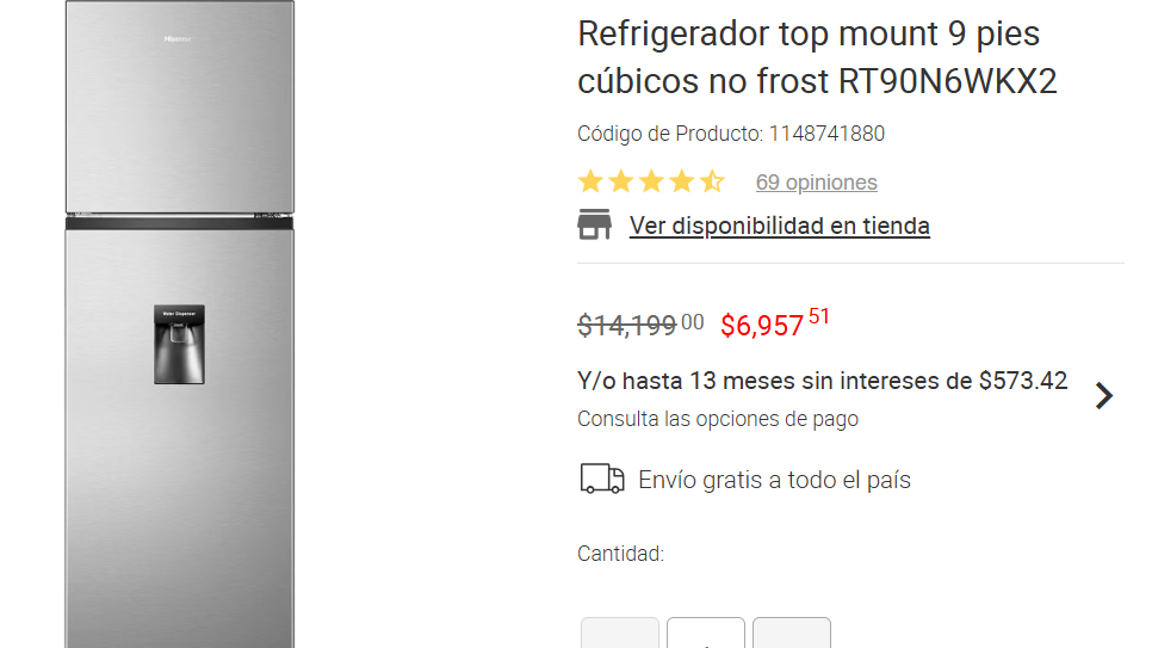 $!Venta Nocturna Liverpool: Los mejores descuentos en refrigeradores, congeladores, microondas y hornos eléctrico