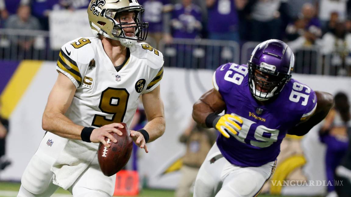 $!Ni tan 'santos', los Saints detienen a la fuerza de los Vikings