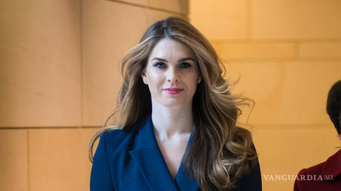 $!27/02/2018. Hope Hicks, exdirectora de Comunicaciones de la Casa Blanca, llega a una reunión con la Comisión de Inteligencia de la Cámara de Representantes.