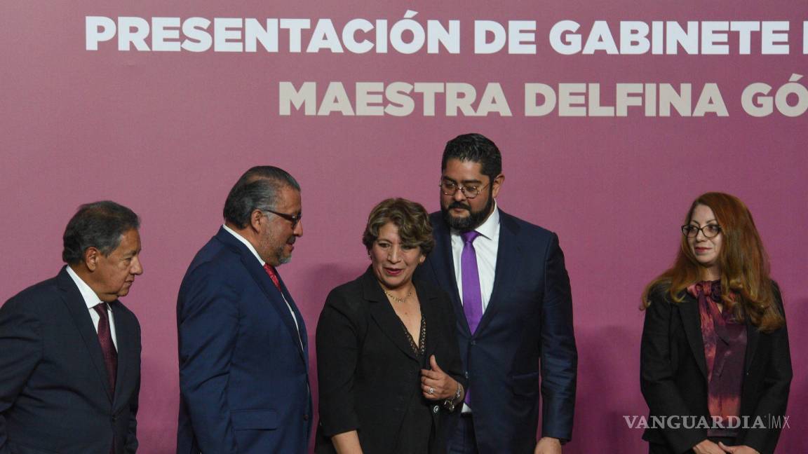 Delfina Gómez presenta a miembros de su gabinete de gobierno en Edomex