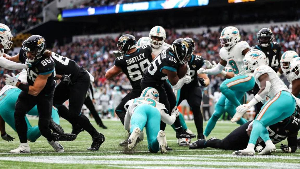 Jaguars de Jacksonville ponen fin a su racha de derrotas ante Dolphins de Miami