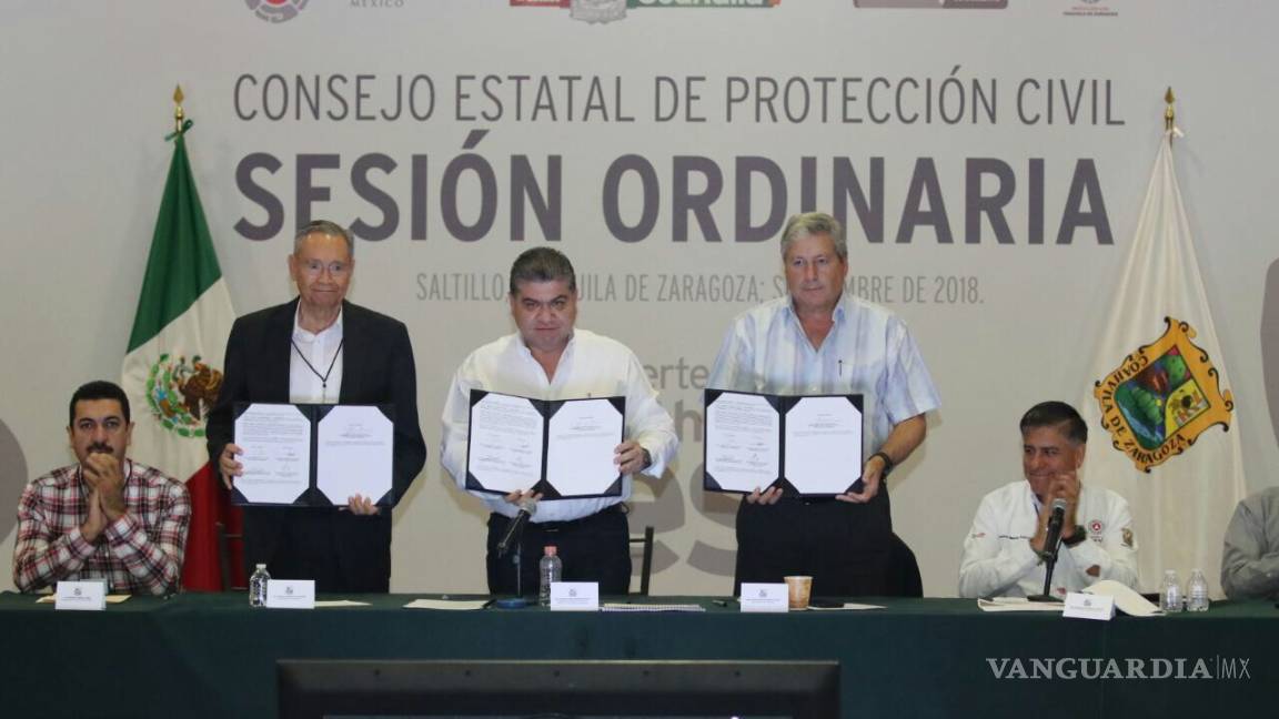 Gobierno de Coahuila refuerza acciones en materia de prevención y Protección Civil