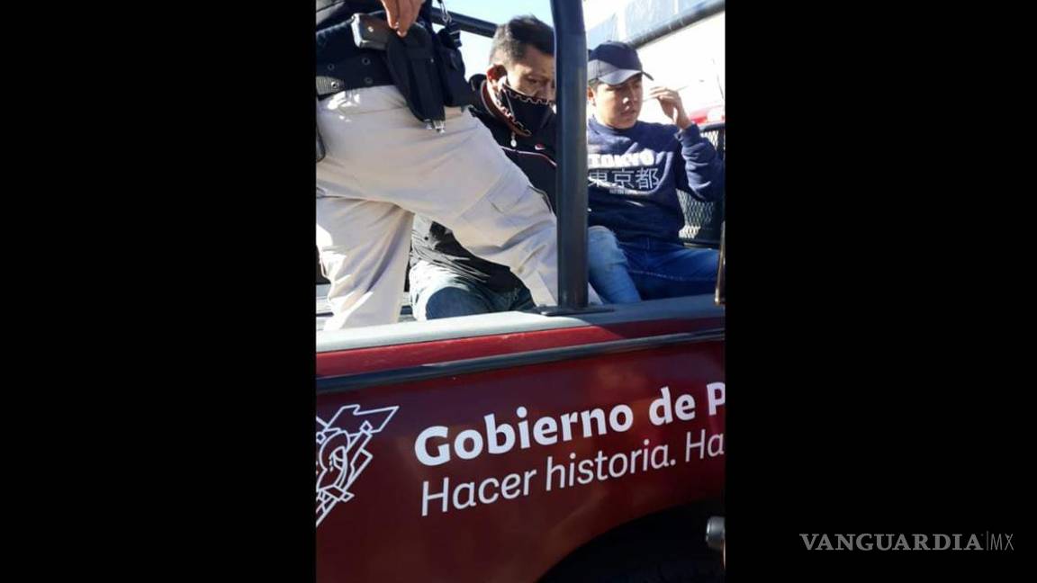 $!Fueron esposados, subidos a una patrulla y liberados una hora después del zafarrancho