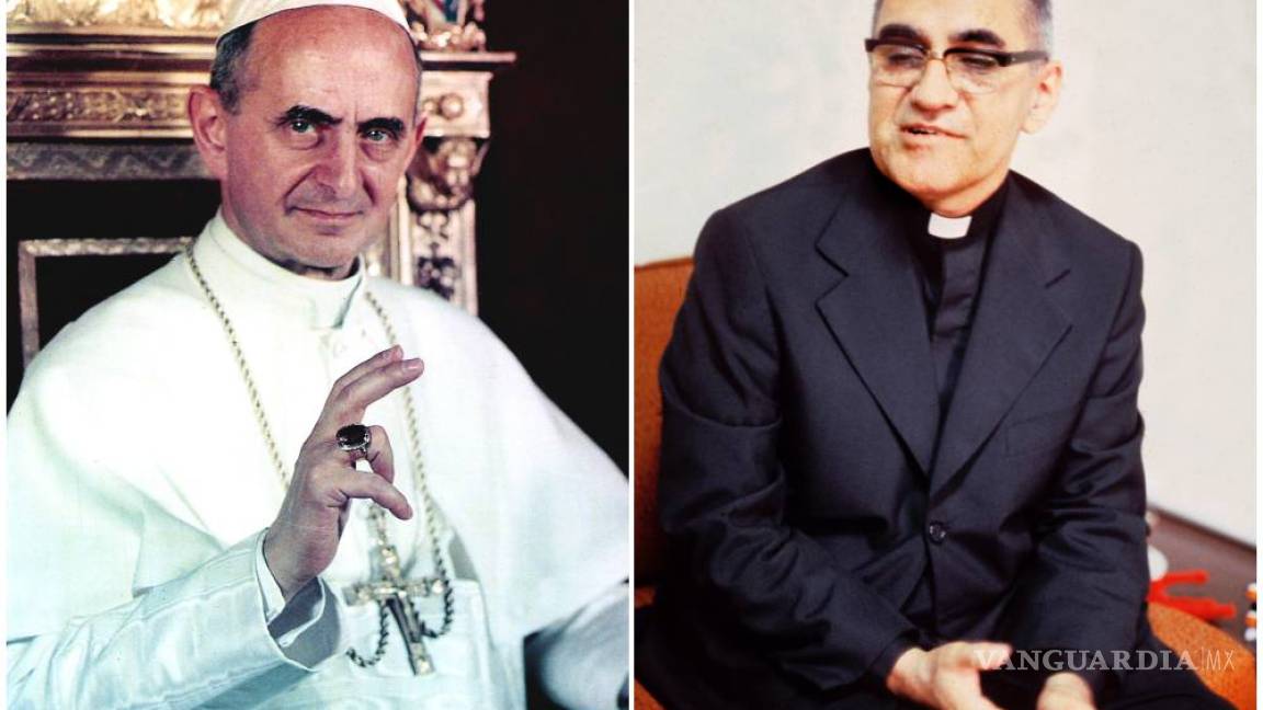 Promulgan decreto para santificar al papa Pablo VI y el arzobispo Oscar Arnulfo Romero