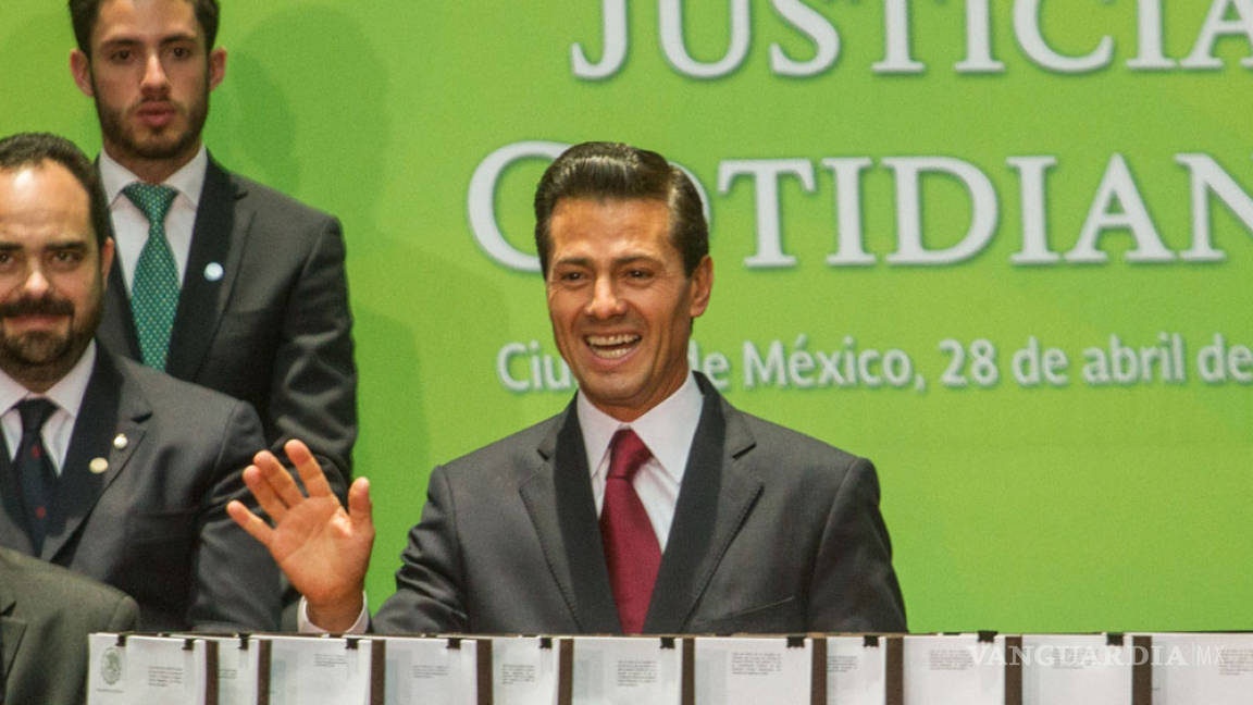 Propone Peña Nieto agilizar justicia cotidiana
