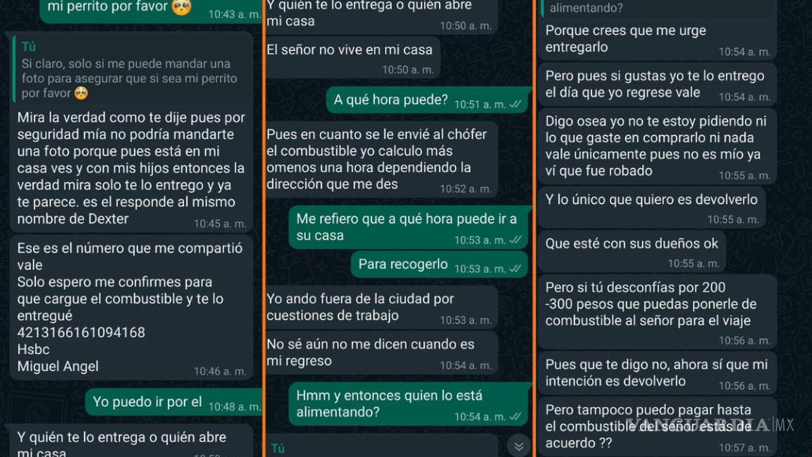 $!La mujer exhibió al supuesto estafador, pidió a los usuarios hacer viral la denuncia.