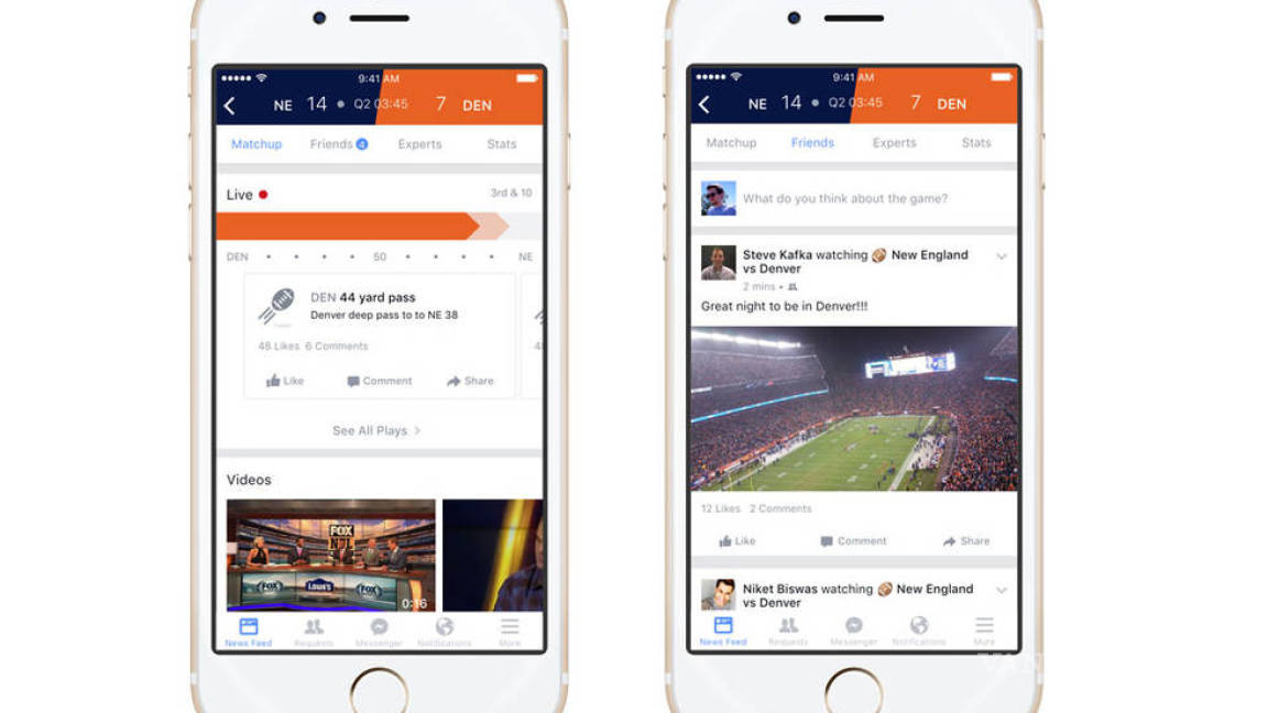 Facebook entrará al juego de la NFL