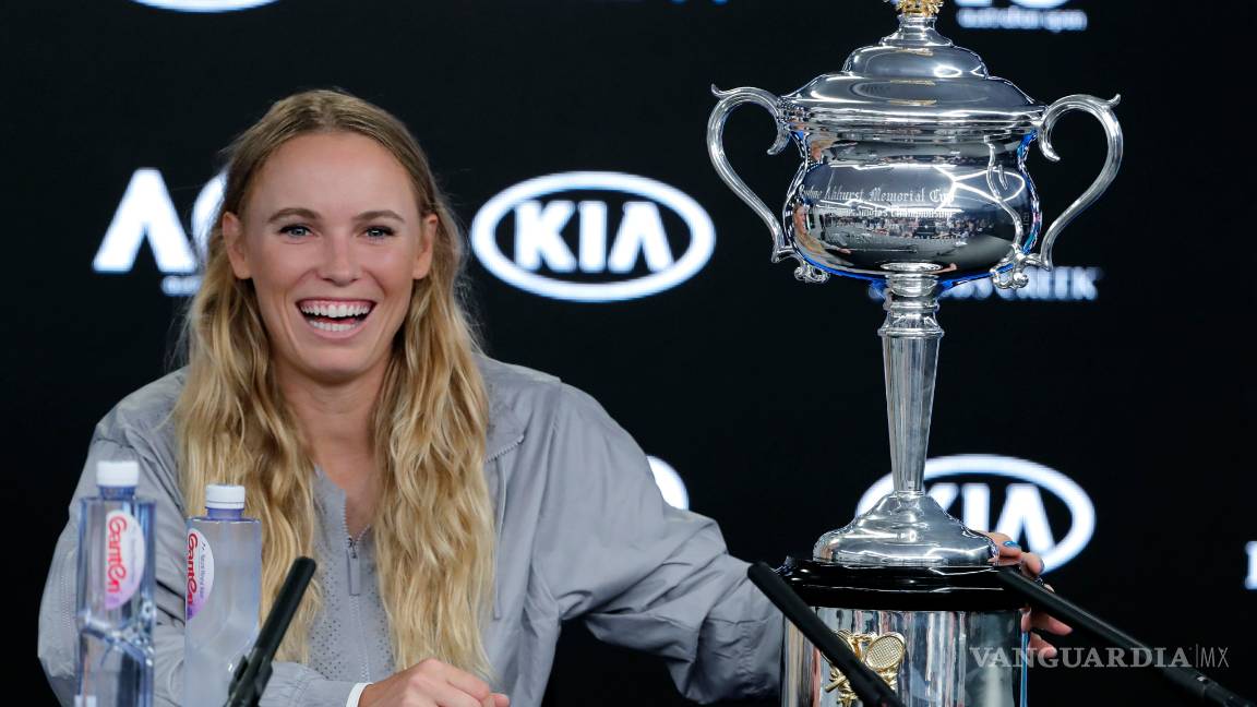 $!Así vivió Caroline Wozniacki su victoria en el Open de Australia