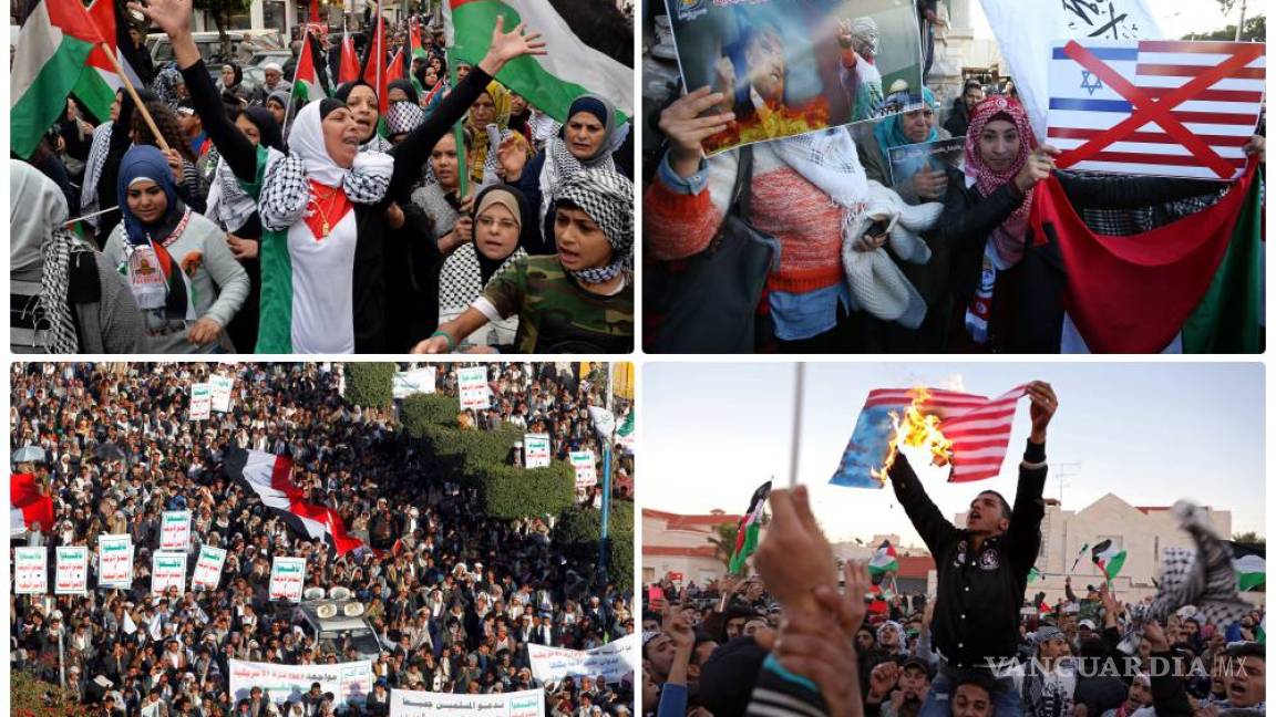 Miles de árabes se manifiestan en favor de un Jerusalén palestino