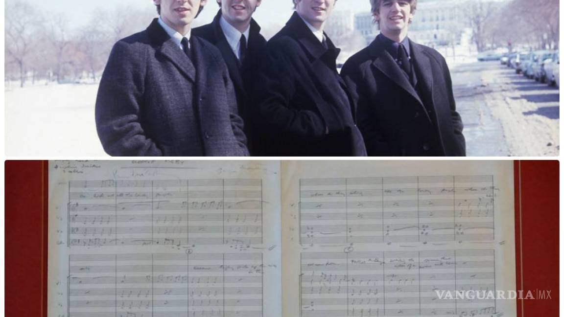 Subastan partitura original del tema &quot;Eleanor Rigby&quot; de los Beatles
