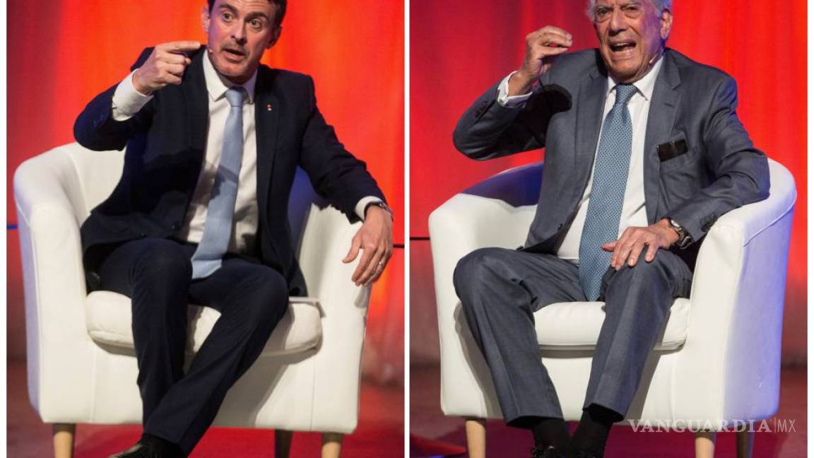 Advierten Manuel Valls y Mario Vargas Llosa sobre los riesgos del nacionalismo