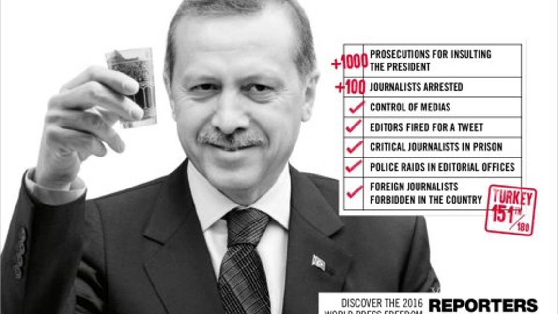 $!Los países que se 'jactan' de limitar la libertad de prensa según RSF