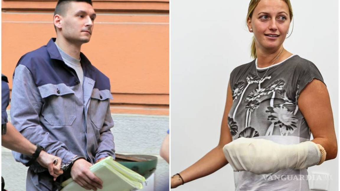 Dan 8 años de cárcel a hombre que acuchilló a Petra Kvitova