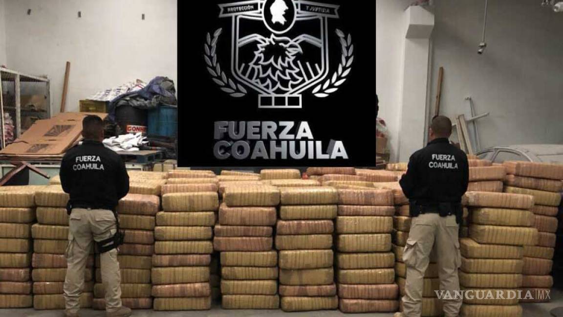 Decomisan más de tres toneladas de droga en la Región Sureste de Coahuila