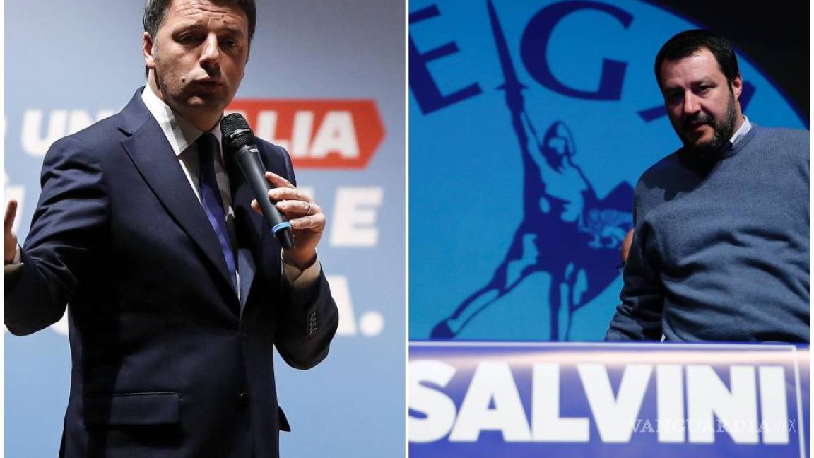 Renzi y Salvini dirigen su artillería electoral a través de redes sociales