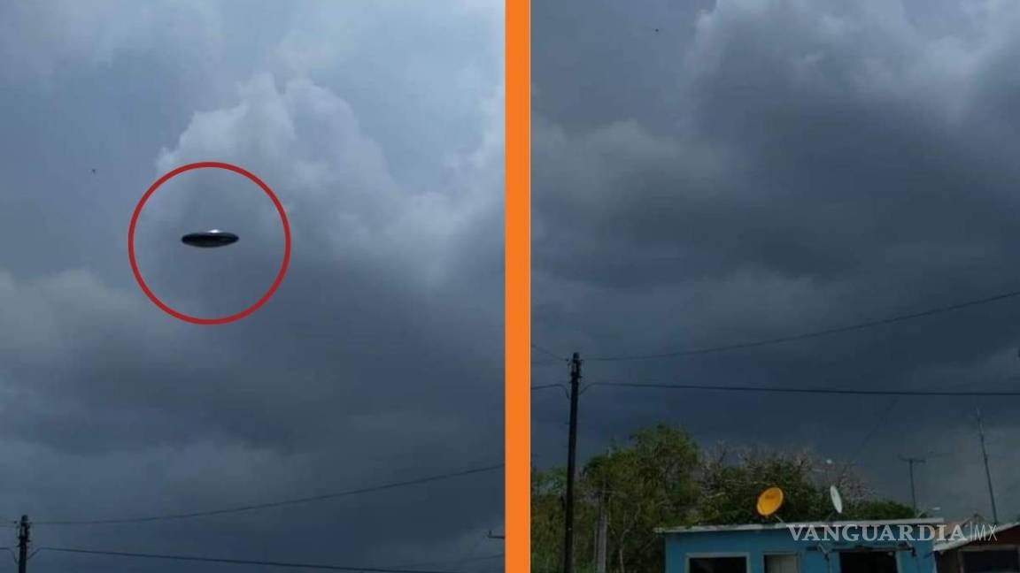 Fotografía de supuesto OVNI en Tamaulipas durante tormenta tropical se hace viral en redes