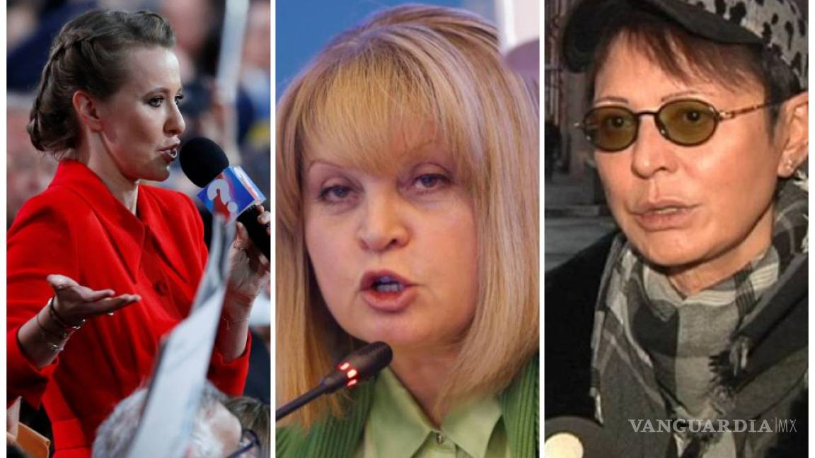 Desafían tres mujeres a Putin en las presidenciales