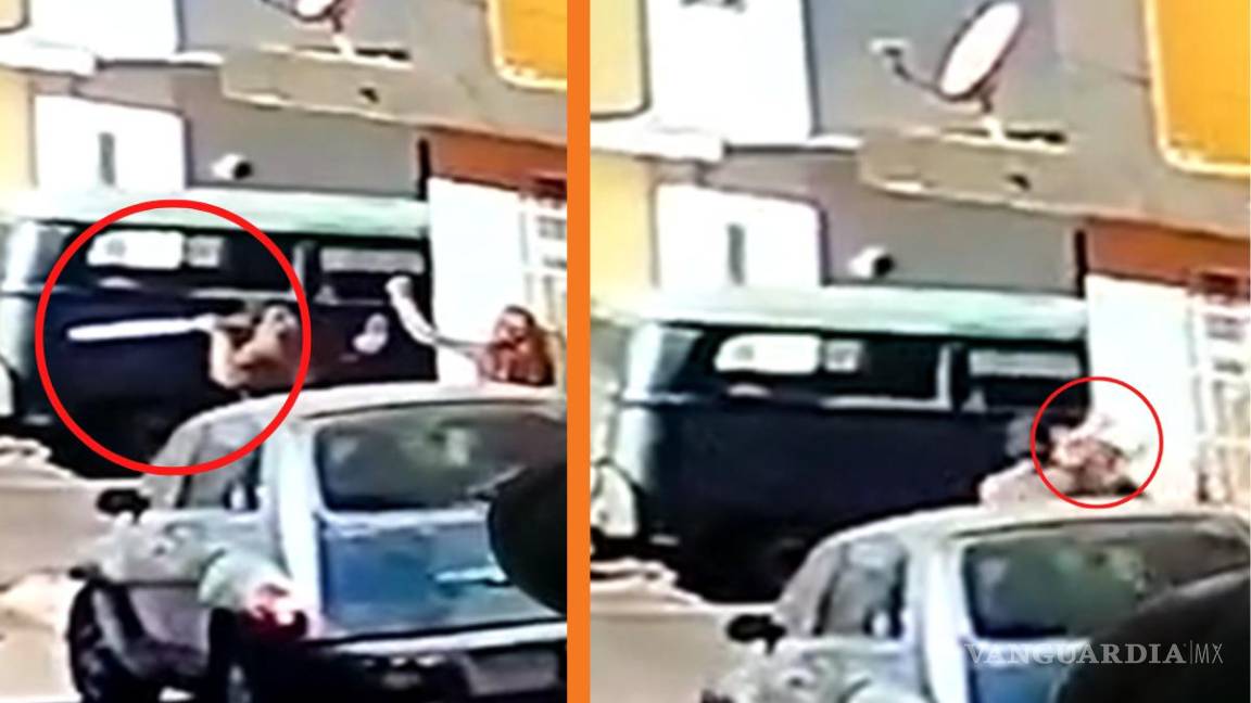 Saltillo: revelan videos de pelea previa al accidente donde dos mujeres fueron arrolladas en la Miguel Hidalgo