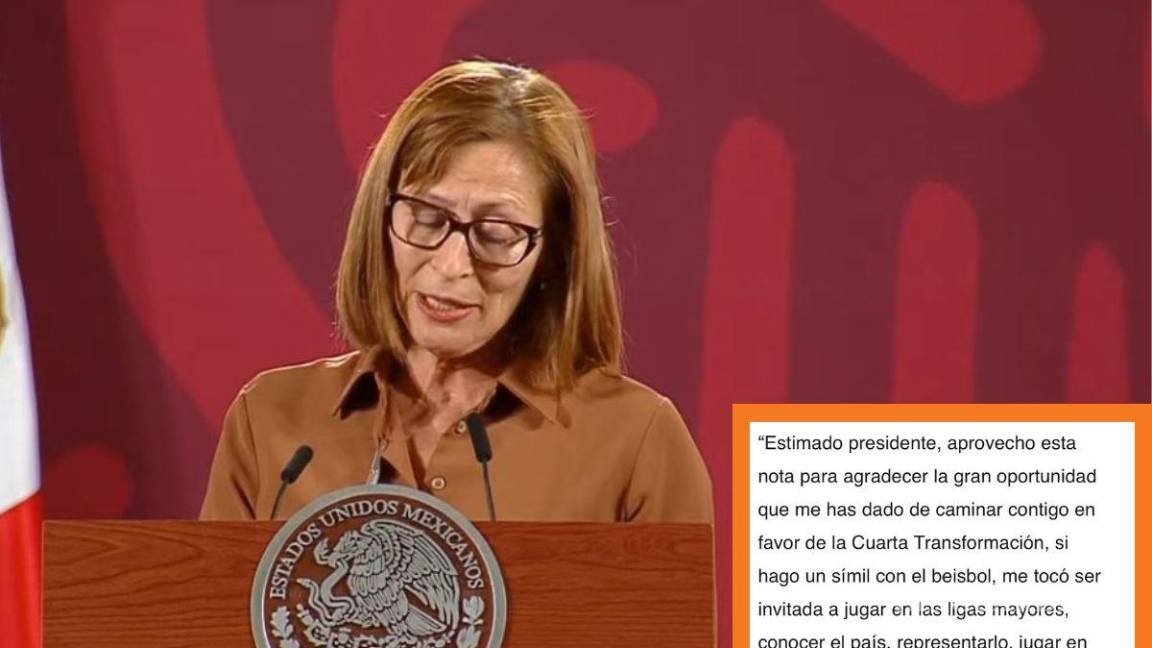 Esto dice la carta de renuncia de Tatiana Clouthier a Economía (video)