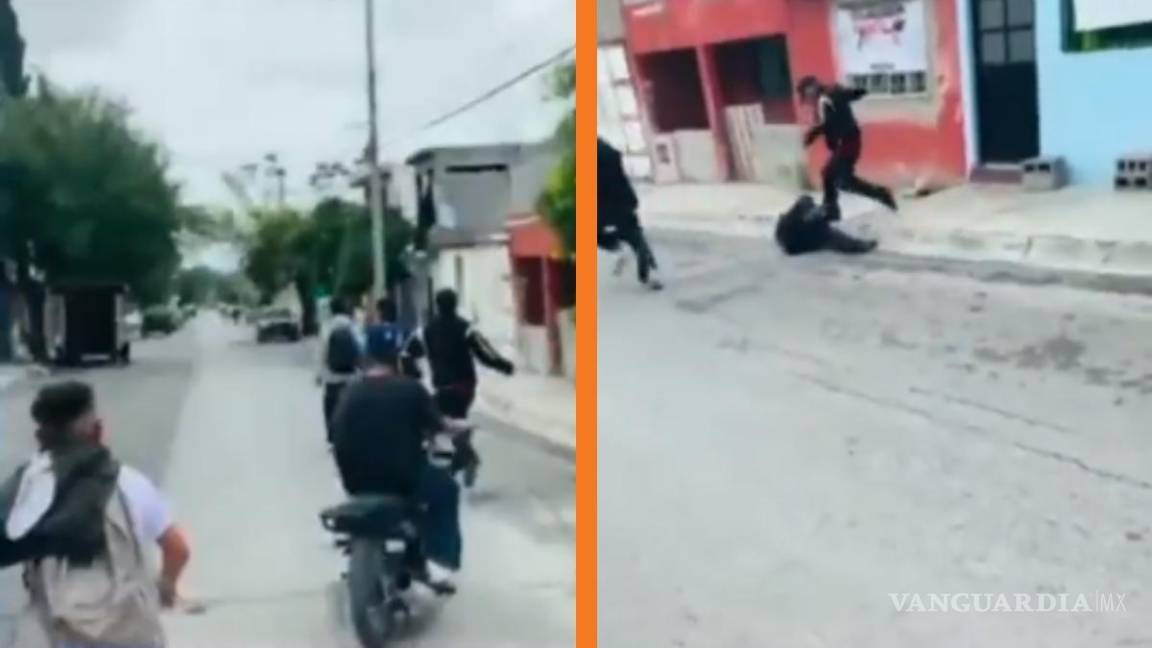 Siguen las peleas de pandillas en Saltillo, ahora en la colonia Zaragoza jóvenes golpean a estudiantes (video)
