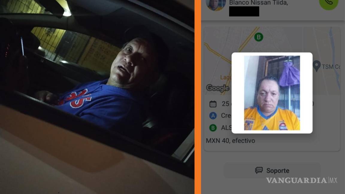 ‘Conductor de 5 estrellas’: felicitan a chofer de InDrive por regresar celular extraviado en Saltillo