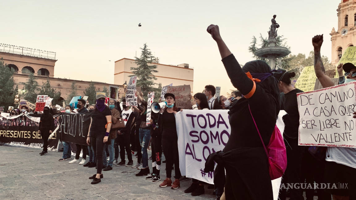 &quot;¡Ni una más!&quot;: Marchan nuevamente en Saltillo por el feminicidio de Alondra