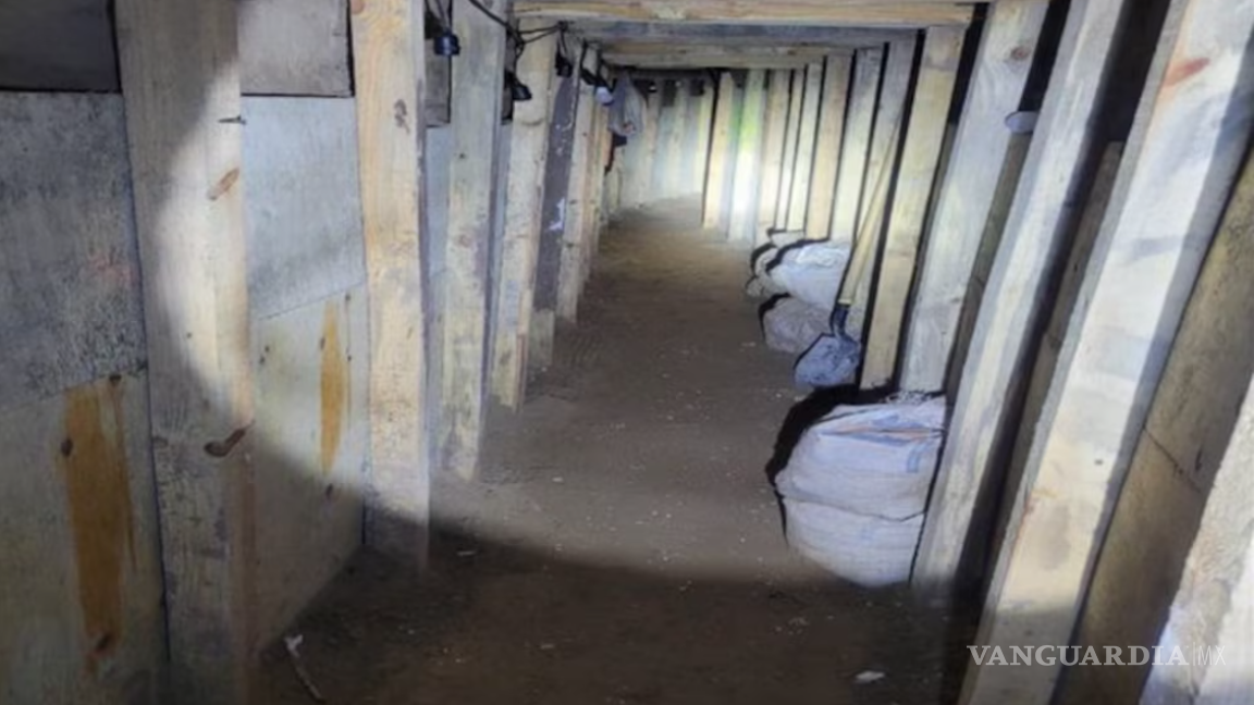 $!Así luce el ‘narcotúnel’ encontrado, que conecta Ciudad Juárez y El Paso Texas (fotografías)