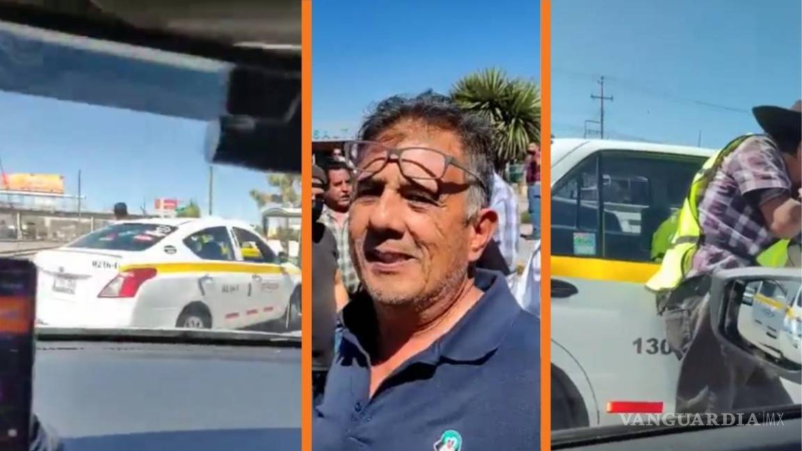 Taxistas de Saltillo cazan a InDriver y golpean a mujer frente a Central de Autobuses