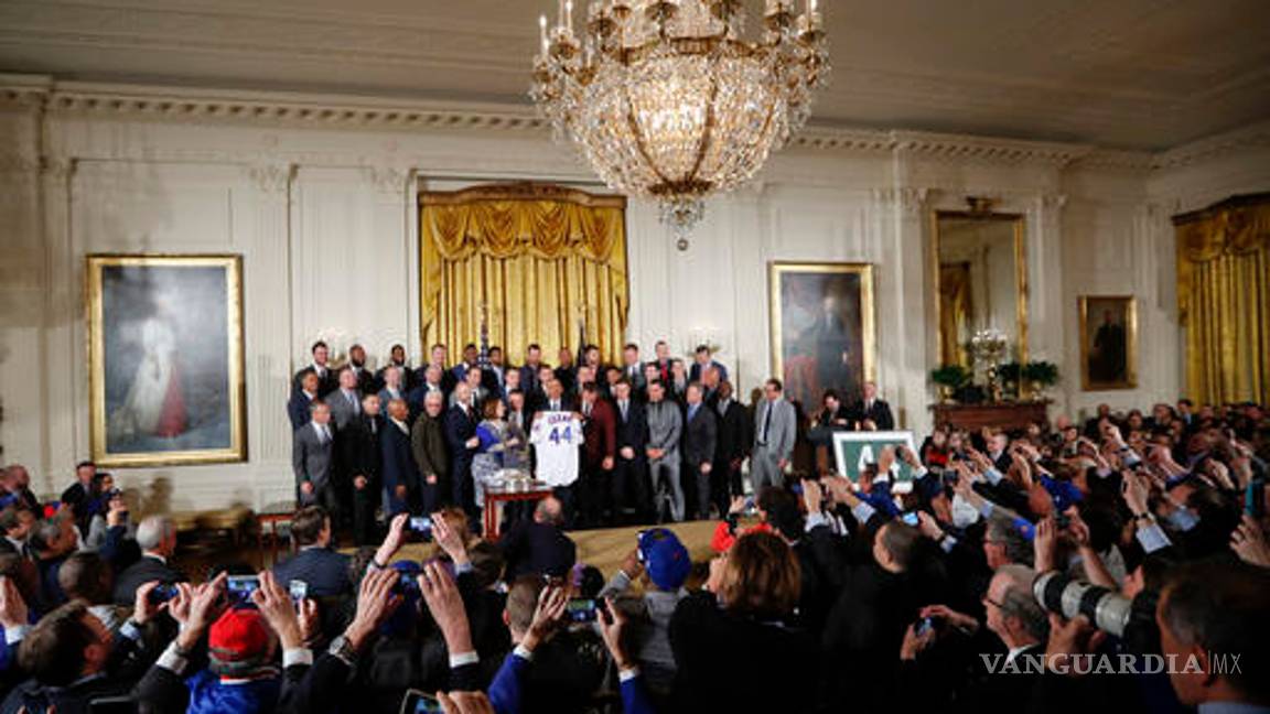 $!Los Cachorros de Chicago visitan a Obama en la Casa Blanca
