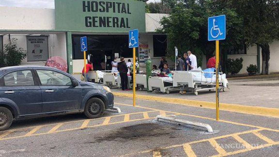 Desalojan a pacientes de Hospital General por incendio en Nueva Rosita, Coahuila