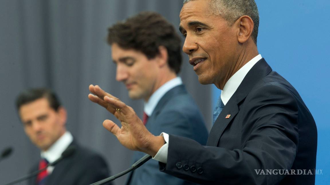 $!México, Estados Unidos y Canadá logran histórico acuerdo climático