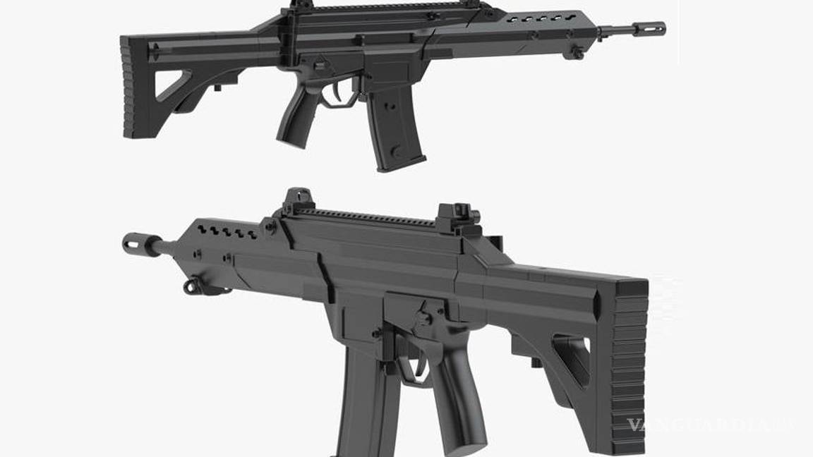 $!Se trata del rifle de asalto Xiuhcóatl FX-05, el cual recibe su nombre del náhuatl para “serpiente de fuego” en alusión al arma que empuñó Huitzilopochtli