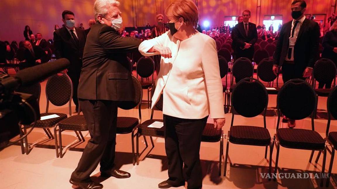 $!Angela Merkel celebró 30 años de la reunificación de Alemania marcada por la pandemia de COVID-19