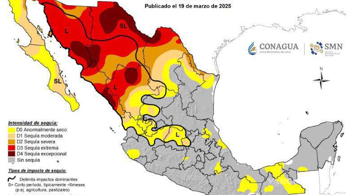 $!Sequía se intensifica en Coahuila; 28 municipios se encuentran en crisis hídrica