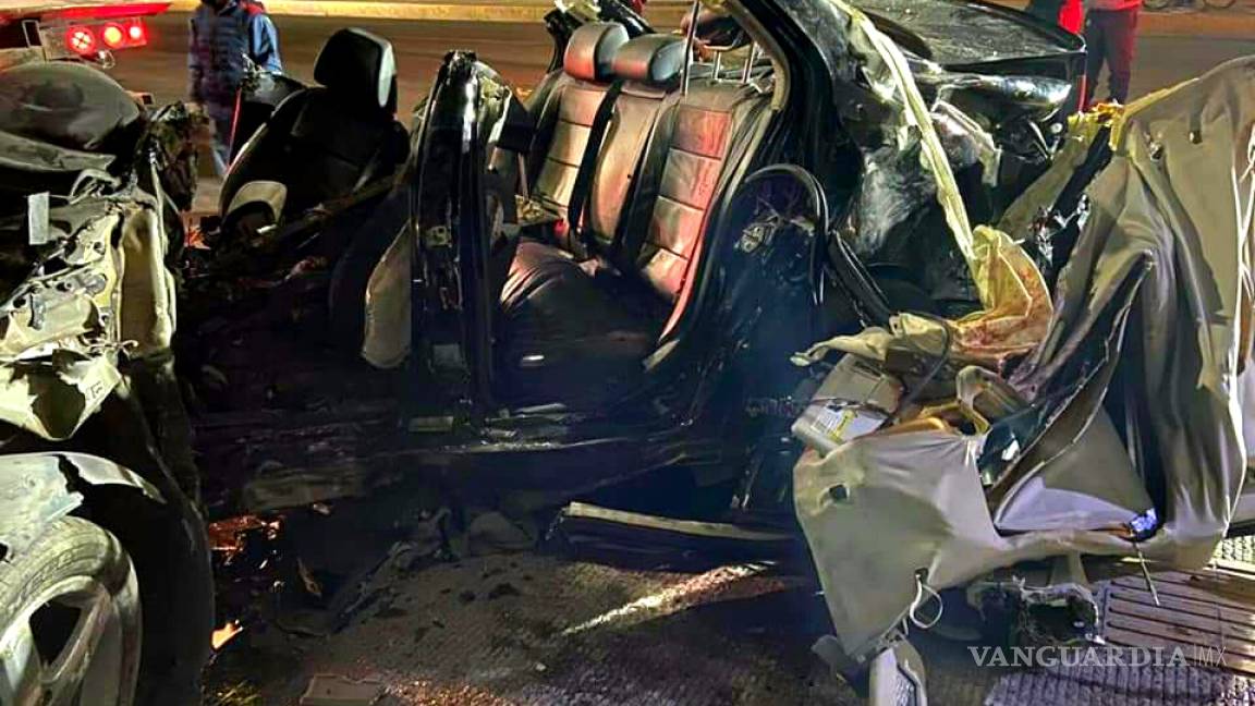 Fallecen en choque cinco personas en carretera Torreón-Matamoros