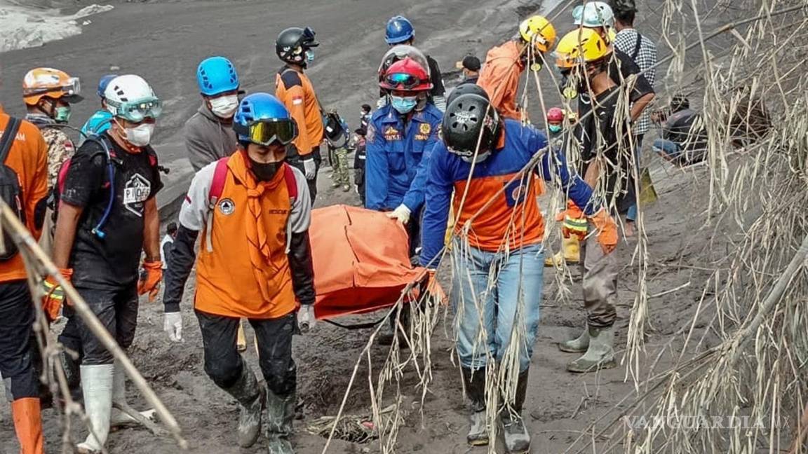34 muertos y 57 heridos por la erupción del volcán Semeru en Indonesia