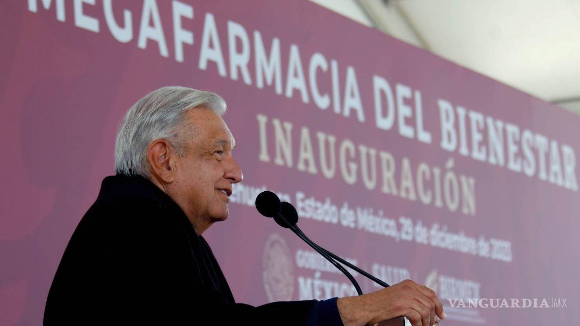 $!Andrés Manuel López Obrador, Presidente de México, puso en marcha las operaciones de la Megafarmacia del Bienestar en Huehuetoca, Estado de México.