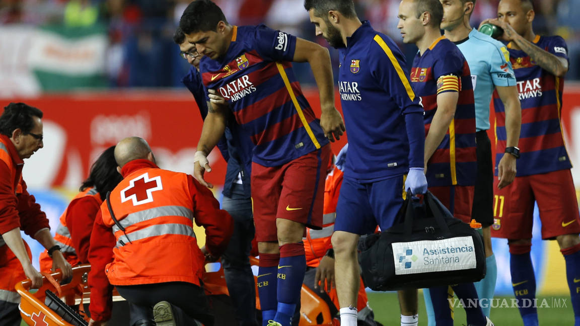 Luis Suárez se rompe, pero viajará a la Copa América