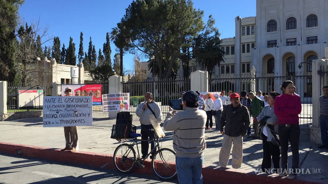 $!Nueva movilización en Saltillo por gasolinazo