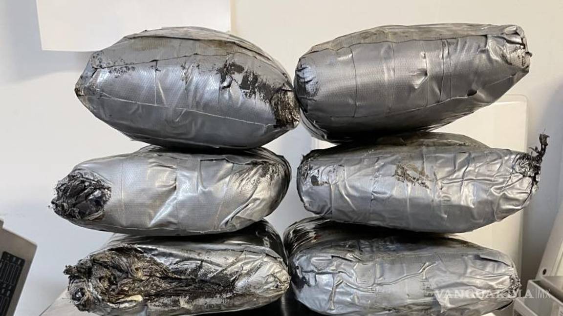 $!Cargamento interceptado con 6.8 kilogramos de Metanfetaminas.