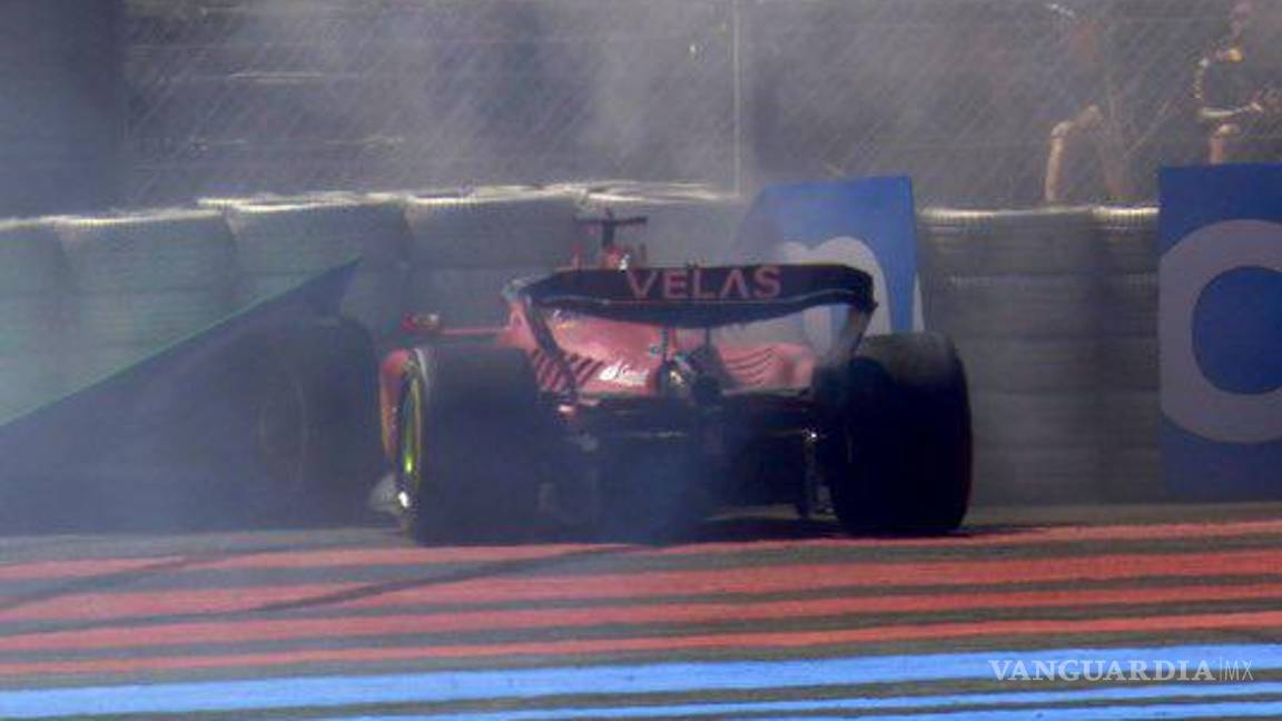 $!Aspectos choque de Leclerc en GP de Francia.